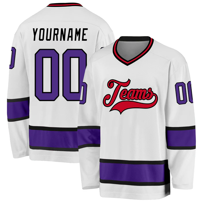Custom Hockey Game Jersey with Custom Lettering with Stitched Printed with Stitched Printed Name Number Team Logo for Men Women Youth Kids