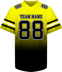 Custom Football Fan Shirt with Shoulder Number Stitched Printed Personalization