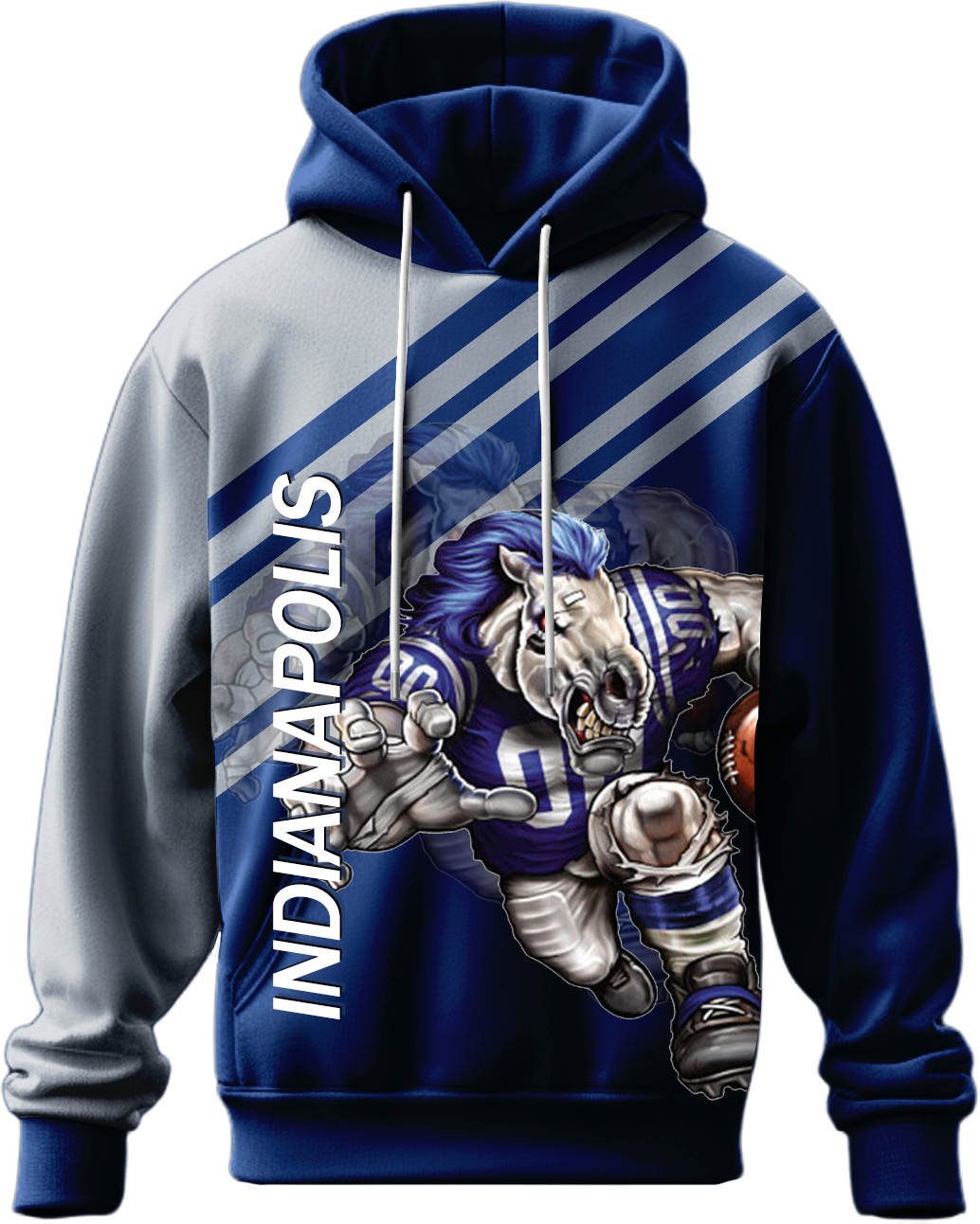Classic Custom Printed Zip Up Hoodie for Fan Groups and Team Gift