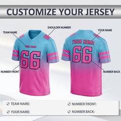 Breathable Custom American Football Jersey with Team Name and Player Number