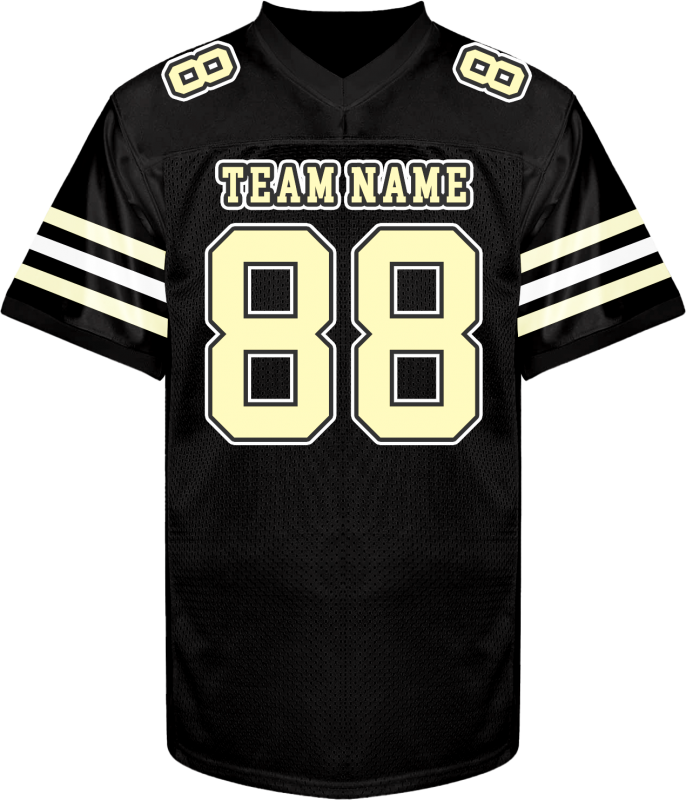 Custom Game Day Football Jersey with Custom Front Text Stitched Printed Name Number