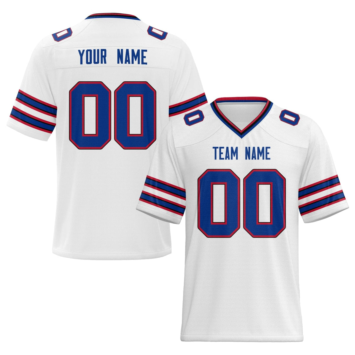 Custom Football Team Jersey Stitched Printed Custom Design