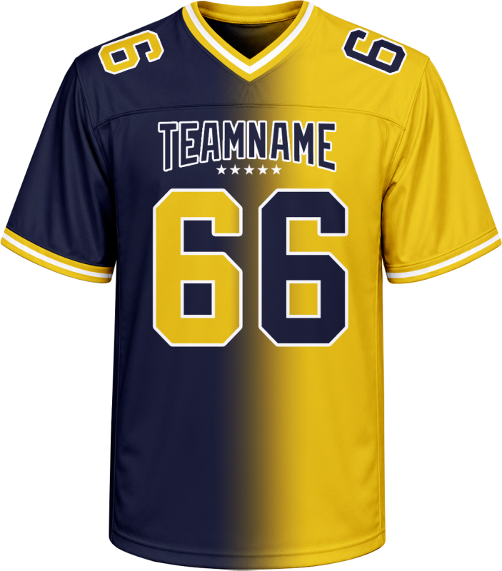 Custom Football Uniform with Custom Patch Logo Stitched Printed Name Number Logo