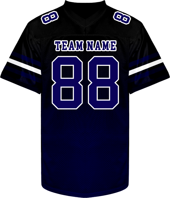 Personalized Football Jersey with Team Name and Logo with Stitched Printed Team Logo