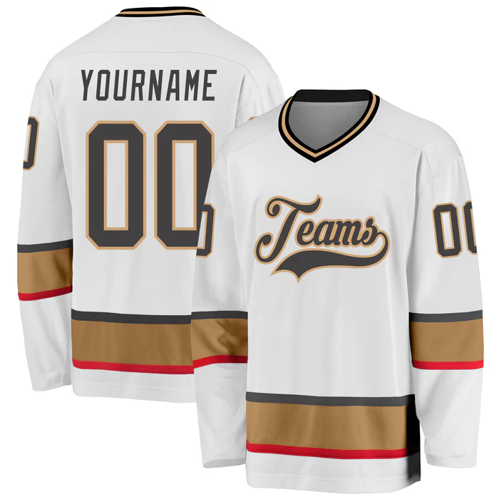Custom Hockey Game Jersey Stitched Printed Hockey Design for Birthday Gift with Stitched Printed Name Number Logo for Team Uniforms