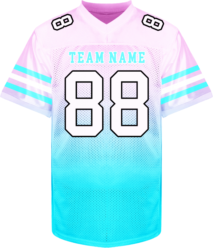 Custom Football Shirt with Custom Front and Back Stitched Printed Team Customization
