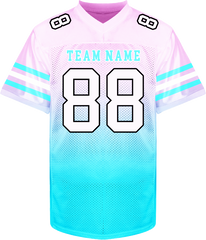 Custom Football Shirt with Custom Front and Back Stitched Printed Team Customization