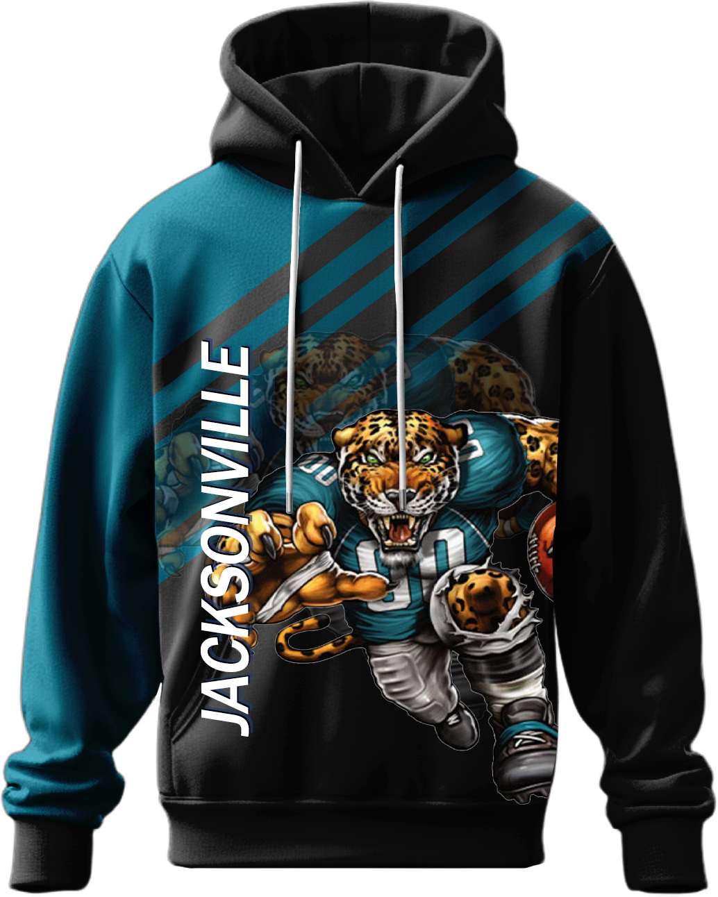 Custom School Printed Hoodie with Staff Name and Logo for Sports Team Apparel