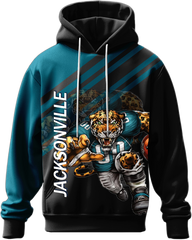 Custom School Printed Hoodie with Staff Name and Logo for Sports Team Apparel