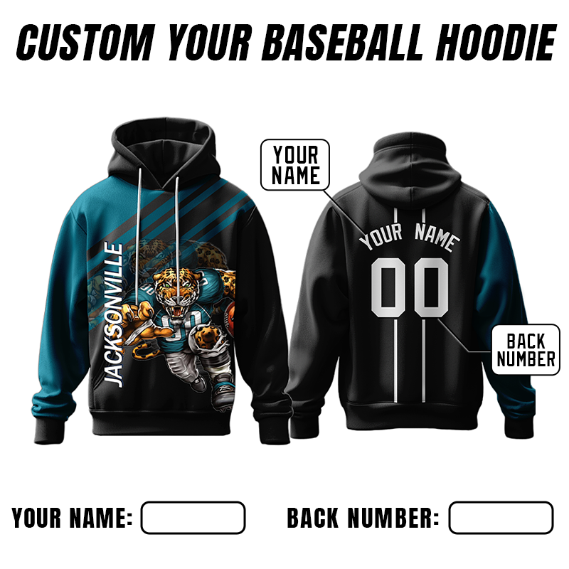 Custom School Printed Hoodie with Staff Name and Logo for Sports Team Apparel