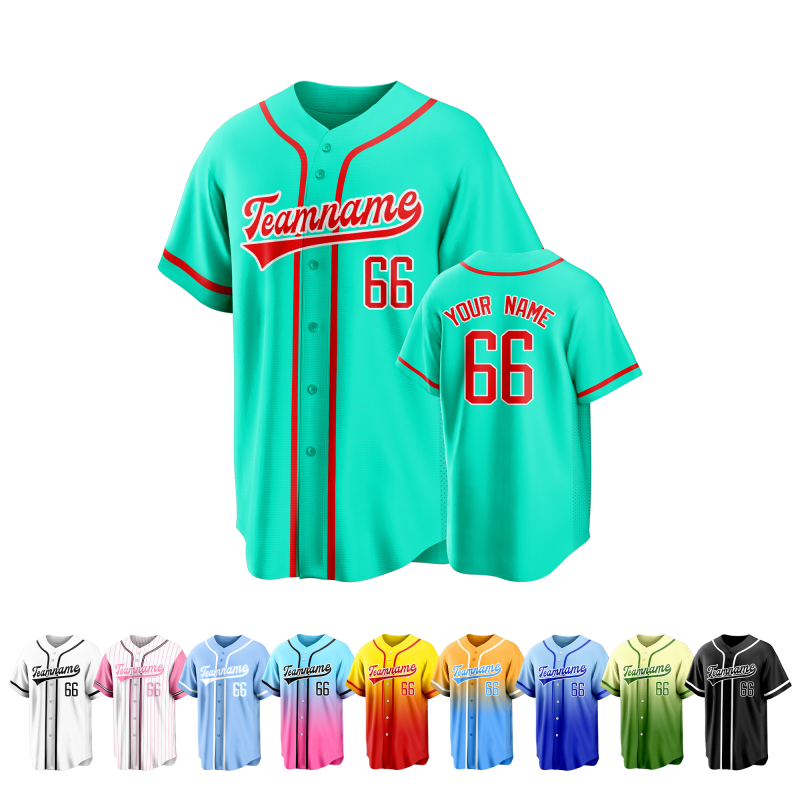 Custom Team Baseball Jersey with Team Name and Logo