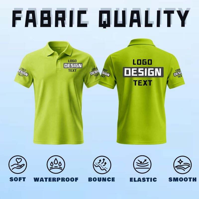 Business Custom Event Printed Polo Shirt Printed Design for Business Team Uniforms