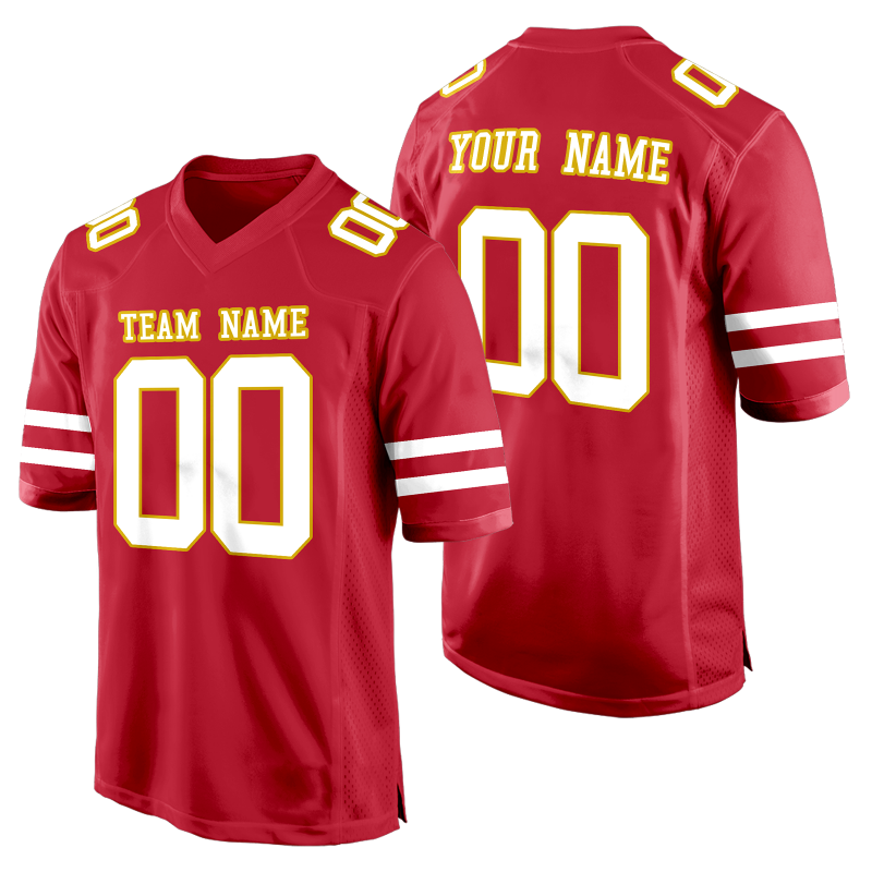 Oversized Custom Football Shirt Stitched Printed