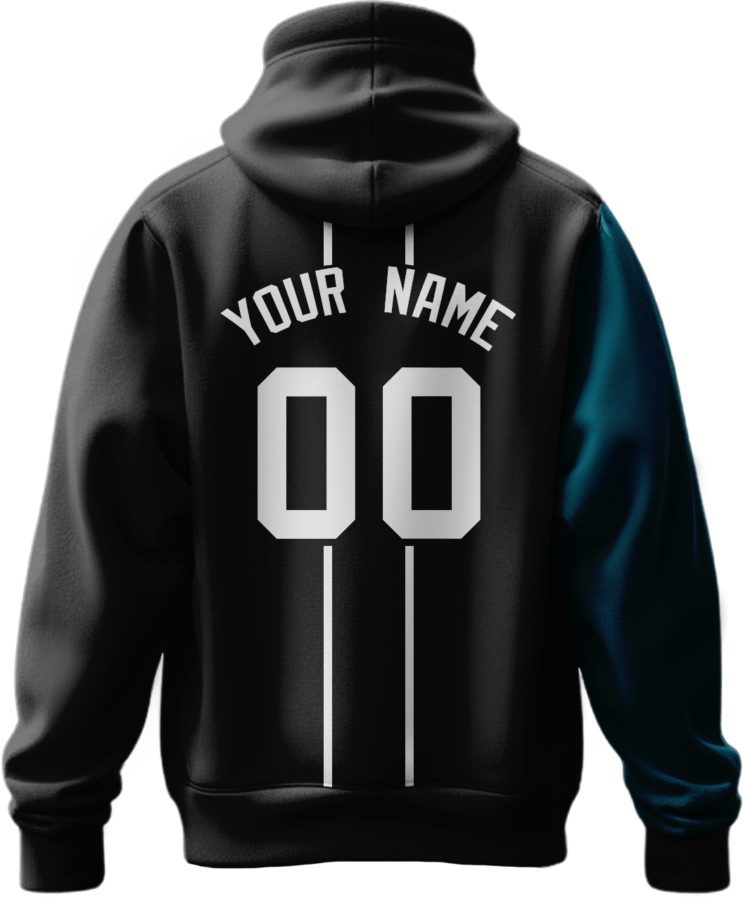 Custom School Printed Hoodie with Staff Name and Logo for Sports Team Apparel