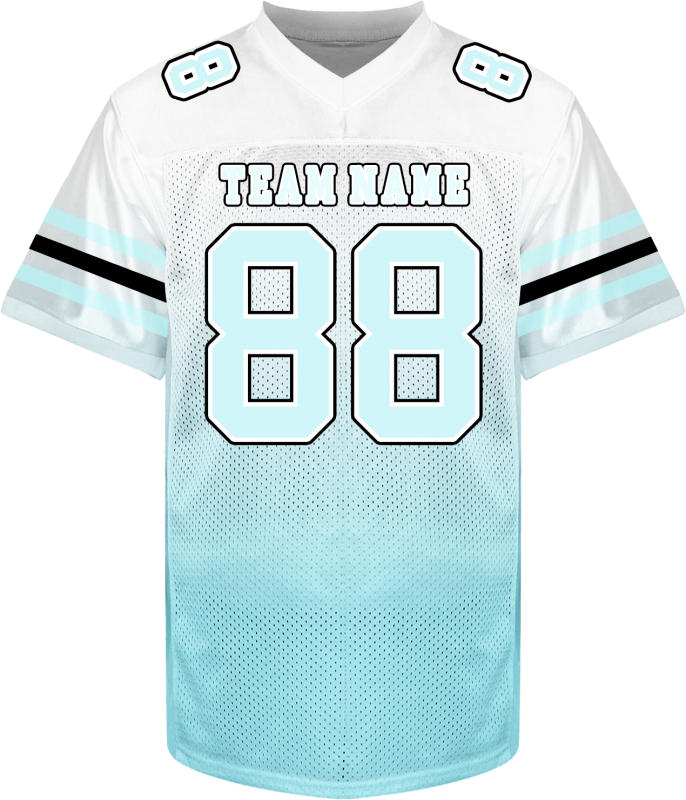 Personalized Football Team Jersey with Custom Front Text Team Uniform