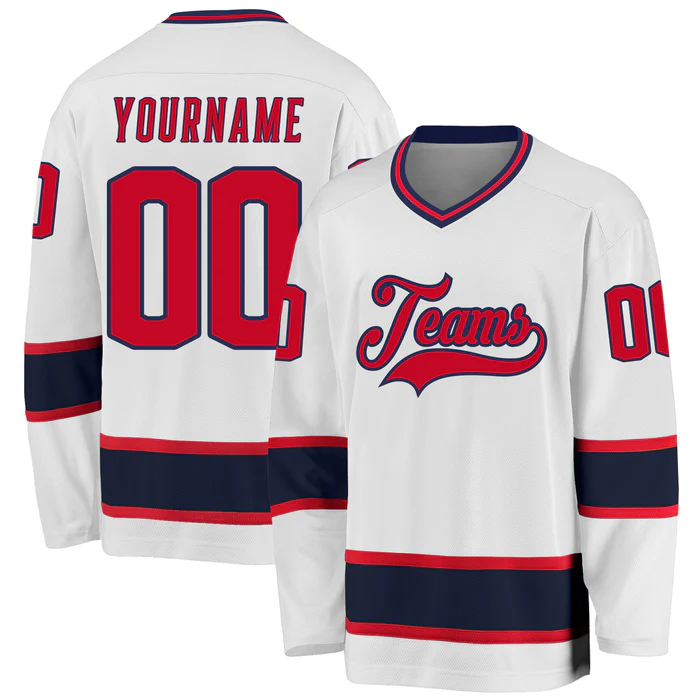 Stitched Printed Name Number Logo Custom Ice Hockey Team Jersey with Stitched Printed Name Number Team Logo for Men Women Youth Kids