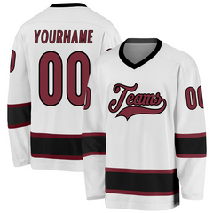 Custom Hockey Uniform with Your Name and Number Fan Gift with Stitched Printed Team Logo Name Number for Hockey Clubs