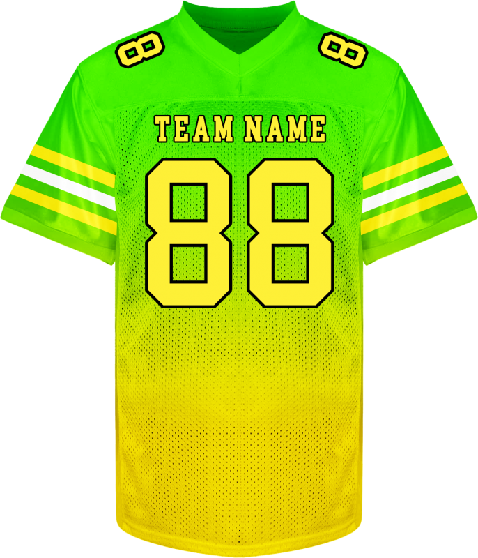 Custom Game Day Football Jersey with Team Logo and Number Stitched Printed Team Logo