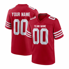 Personalized Football Team Jersey with Back Name and Number for Brothers and Sisters