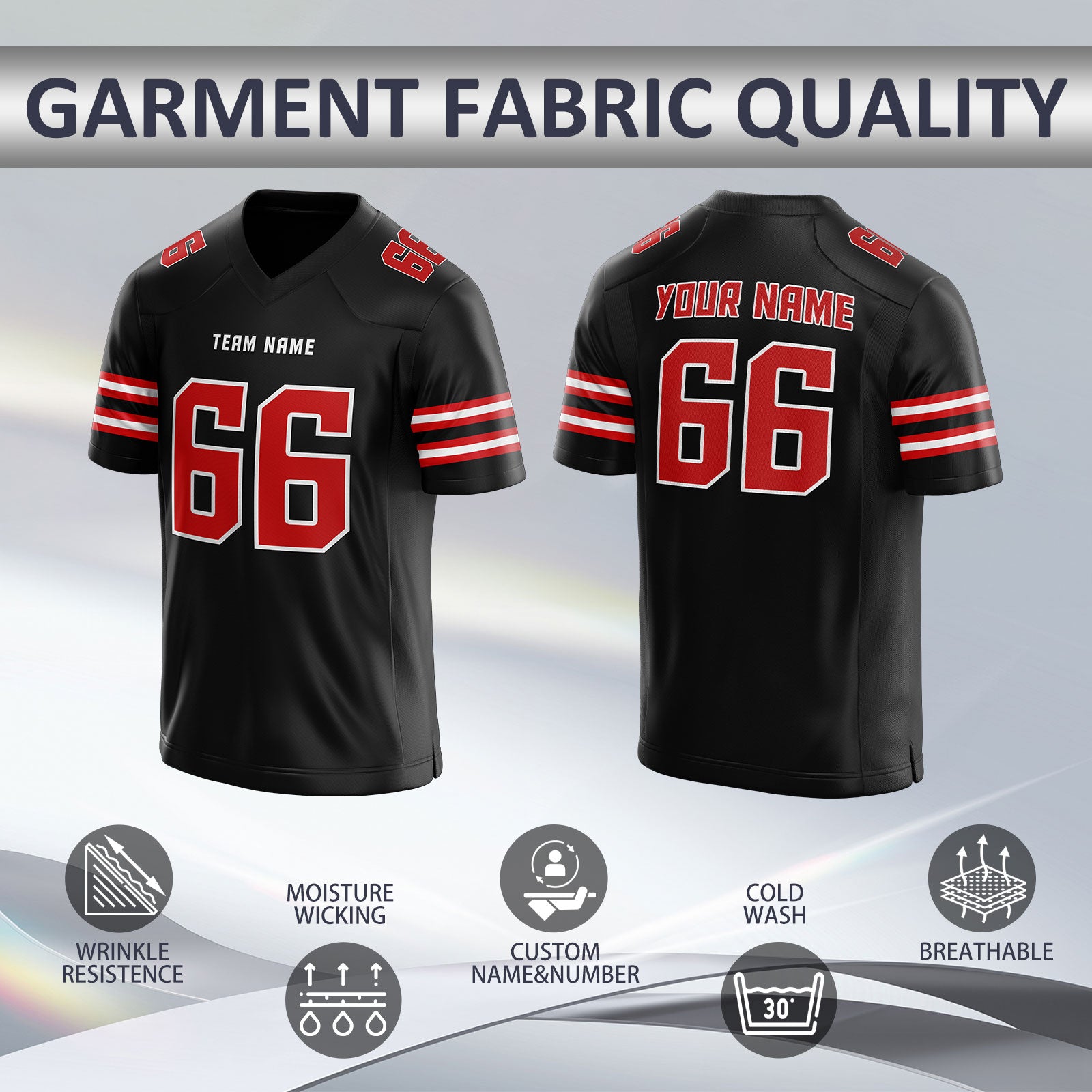 Custom Football Team Jersey for Travel Teams