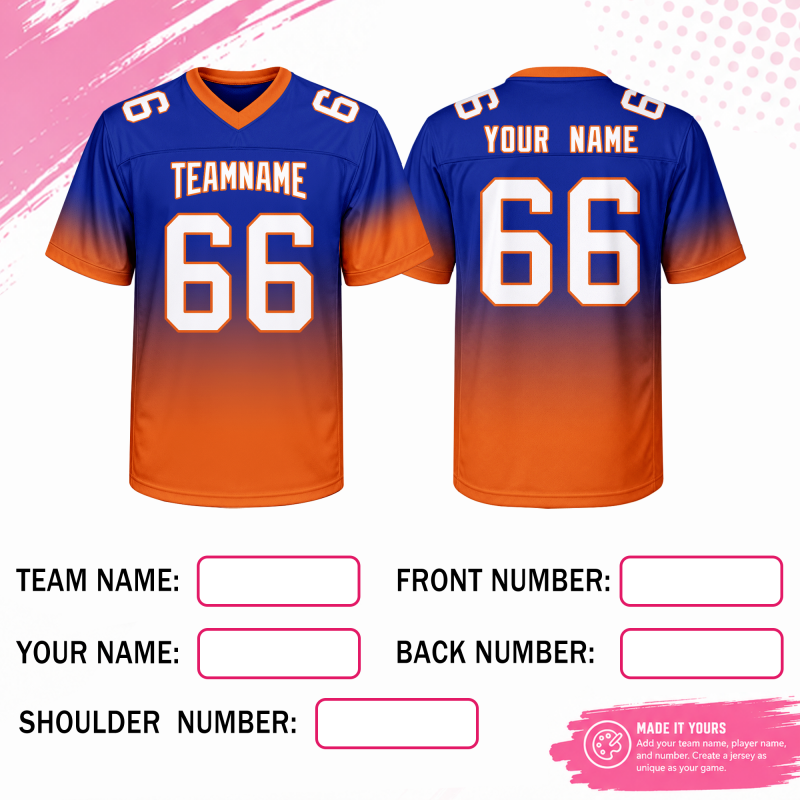 Personalized American Football Jersey with Custom Team Logo Team Uniform