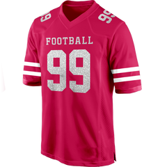 Custom Football Fan Jersey Stitched Printed Team Logo for Championship Game