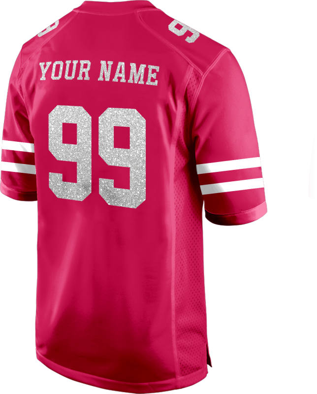 Custom Football Fan Jersey Stitched Printed Team Logo for Championship Game