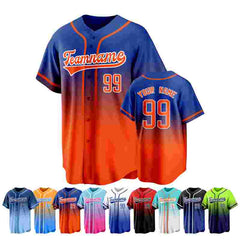 Pinstripe Personalized Baseball Shirt with Team Name and Logo