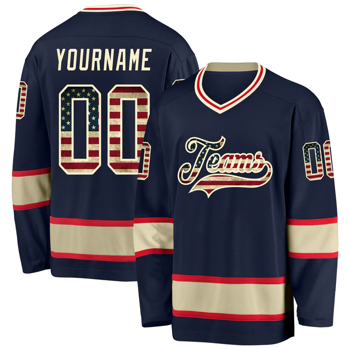 Custom Hockey Fan Jersey with Back Name and Number with Personalized Team Name Logo Number for Adults and Kids