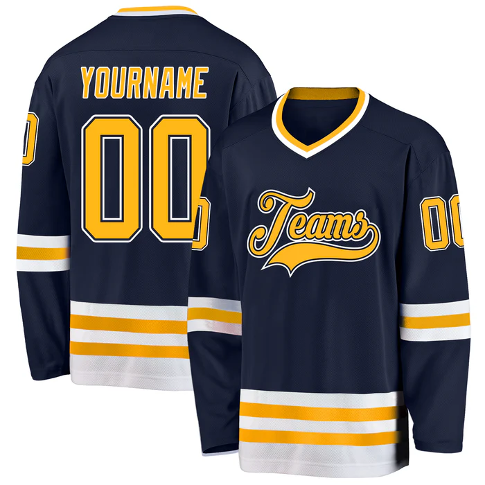 Custom Hockey Fan Jersey Stitched Printed for Family Game Day Outfit with Stitched Printed Name Number Logo for Team Uniforms