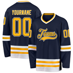 Custom Hockey Fan Jersey Stitched Printed for Family Game Day Outfit with Stitched Printed Name Number Logo for Team Uniforms