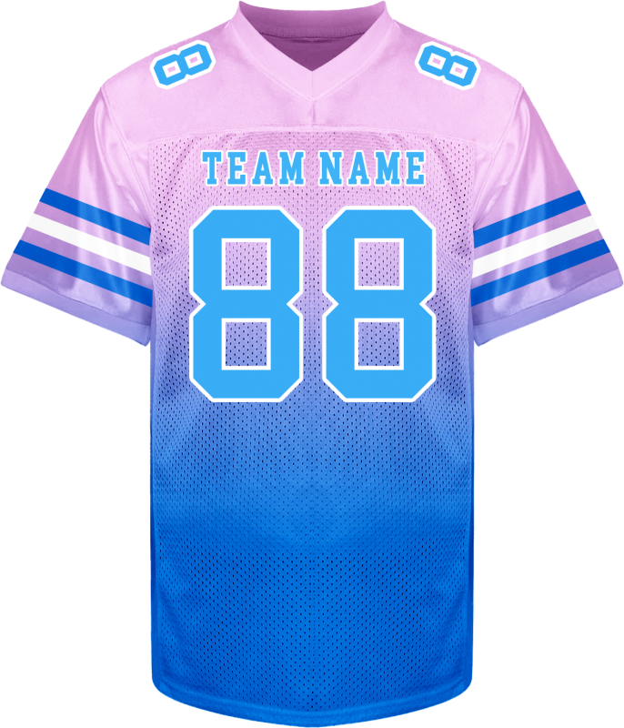 Personalized American Football Jersey V Neck Stitched Printed Personalization