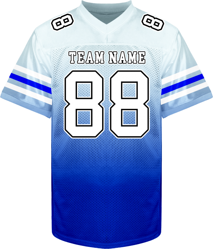 Custom Football Fan Shirt Stitched Printed Custom Design for College Team Uniform