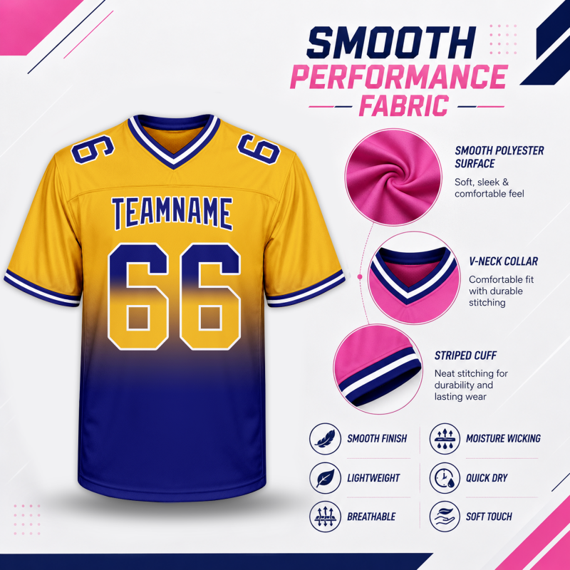 Urban Custom Football Team Jersey with Name Number and Logo