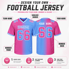 Personalized Football Jersey with Custom Names and Numbers Game Day Shirt