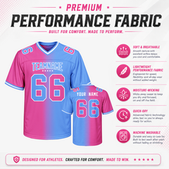 Personalized Football Jersey with Custom Names and Numbers Game Day Shirt