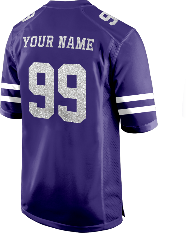 Custom Football Fan Jersey Stitched Printed Name Number
