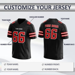Stitched Printed Custom Design Custom Football Uniform