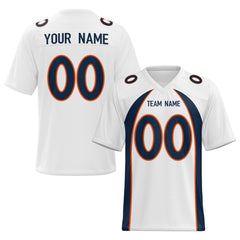 Custom Football Game Jersey with Team Logo and Number Stitched Printed Custom Design