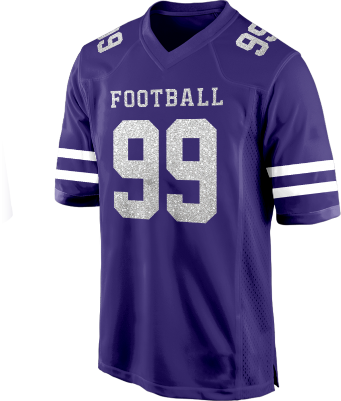 Custom Football Fan Jersey Stitched Printed Name Number