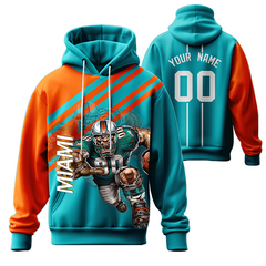 Pullover Custom Family Printed Hoodie for Employees and Managers and Business Gift