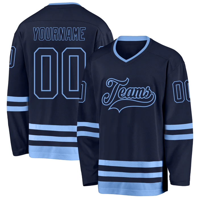 Custom Ice Hockey Team Jersey with Custom Team Logo for Player Gift with Stitched Printed Name Number Logo for Team Uniforms