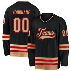 Custom Ice Hockey Jersey for Community Teams and Training Shirt with Custom Chest Logo Back Name Number and Sleeve Patch
