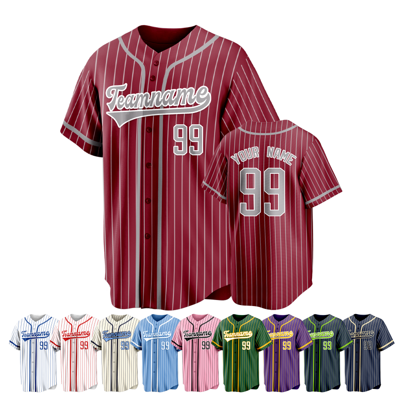 Custom Baseball Jersey Shirt with Custom Names and Numbers for Family Matching