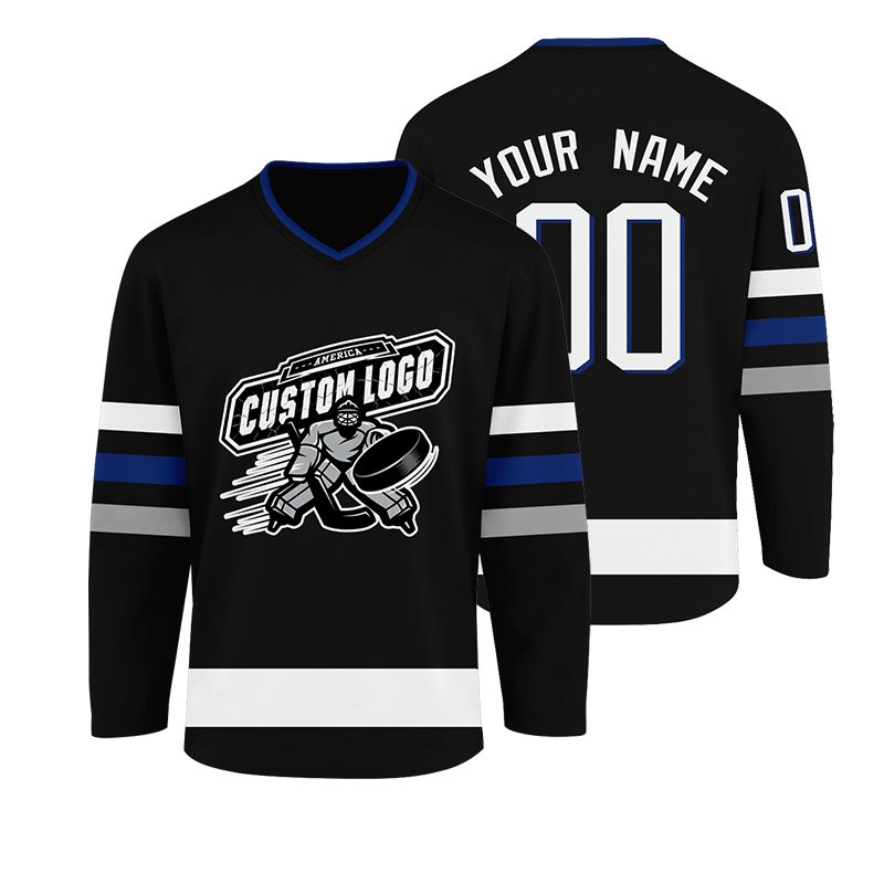 Custom Hockey Game Jersey for Men Women Youth and Competition Outfit with Custom Front Back Sleeve Details for Ice Hockey Teams