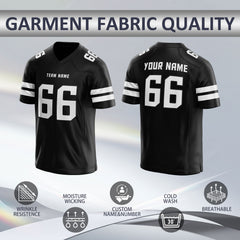 Custom Football Game Jersey with Personalized Team Logo with Stitched Printed Name