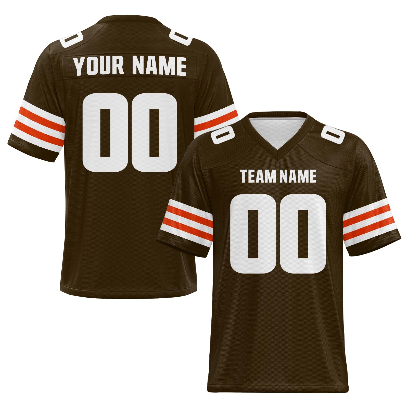 Personalized Team Football Jersey Vintage Stitched Printed Name Number