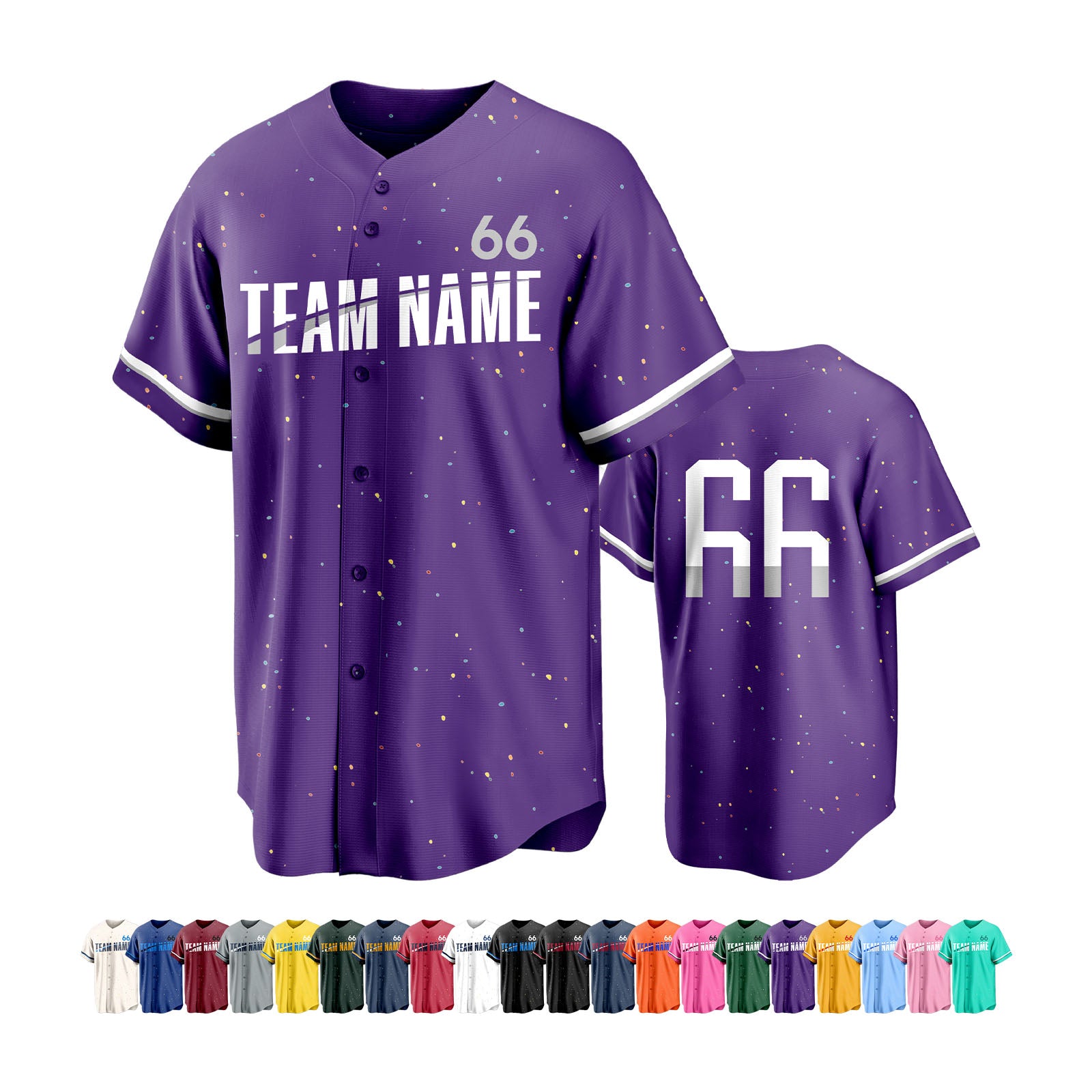 Custom Baseball Jersey with Team Name and Logo for Competition Outfit