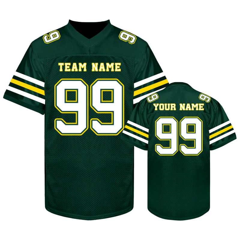 Stitched Printed Team Logo Custom Football Team Uniform with Full Custom Design