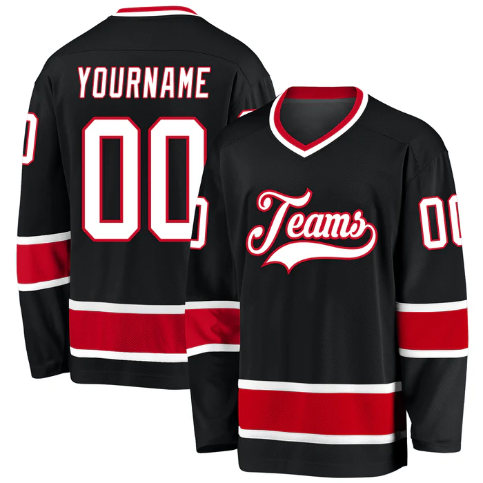 Stitched Printed Custom Design Custom Hockey Shirt for Birthday Gift with Stitched Printed Name Number Team Logo for Men Women Youth Kids